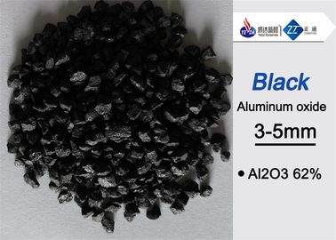 0 - 1mm/5 - 8mm Industriële Zwarte Alumina Al2O3 62% Min. Antisteunbalkbestrating