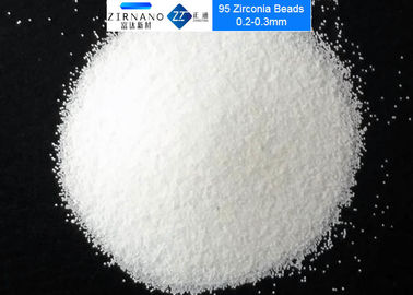 Het Zirconiumdioxyde Malende Media van zirconiumdioxydeparels voor Kosmetische Verspreiding 0,1 - 50mm Grootte