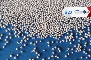 ZrO2 60-65% eindigt de Ceramische Parel het Vernietigen Dichtheid Hoge de Hardheids Verenigbare Oppervlakte van 3,85 G/van Cm3