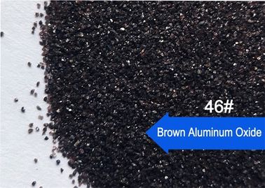 Al2O3 95% Bruine Aluminiumoxide het Vernietigen Media die Schurende Media 46# FEPA zandstralen