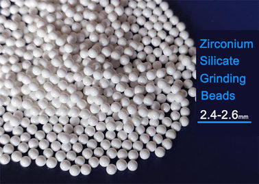 Van de het Silicaatbal 900HV van het ZrO265% Zirconium van de de Uitrustings1.1kn Schokweerstand de Witte Kleur