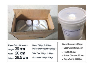 Natte zandstralenmedia Ceramische Parel B40 250425μm voor de oppervlaktebehandeling van de titaniumlegering