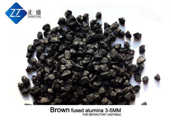Vuurvaste Rang 5mm Bruine Gesmolten Alumina voor Castables