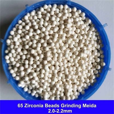 65 Zirconiumdioxyde Malende Media Parels van het Zirconiumsilicaat 1.82.0mm 2.02.2mm voor Deklaag &amp; Verf
