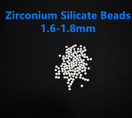 Het zirconiumsilicaat parelt 1.61.8mm ZrO2 65% voor Verf, Deklaag, Inkt