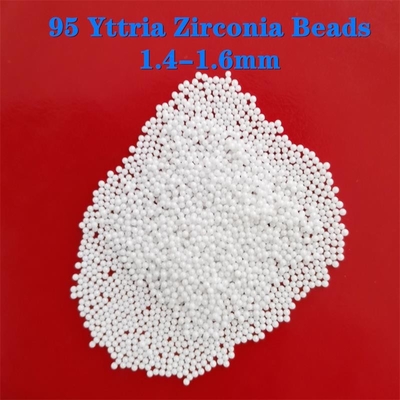 95 het Malen van Yttria Ceramisch Ballenmedia Gestabiliseerd Zirconiumdioxyde 1,2 - 1.4mm