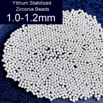 Yttrium Gestabiliseerde Zirconia Kralen Media 1.2mm Voor Lijmen Pesticiden Slijpen