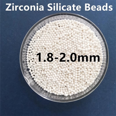 95 Yttrium gestabiliseerd Zirconia korrels 1,6-1,8 mm slijpmiddelen voor schilderen, inkt