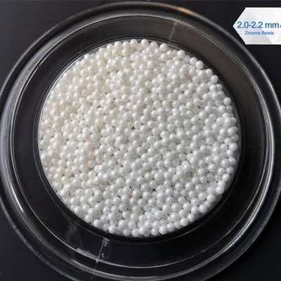 2.0 - 2.2mm/2,2 - 2.4mm Zirconiumdioxydeballen, de Sinterende Parels van het Gebiedzirconiumdioxyde