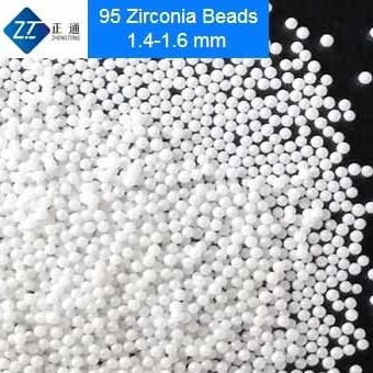 95 Yttrium gestabiliseerd Zirconia Perlen 1.6-1.8 mm slijpmiddelen voor juwelenpolijst of decoratie