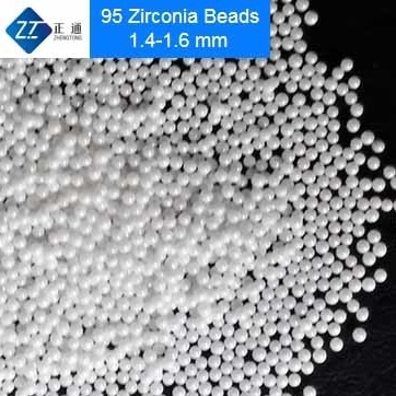 95 Ceramische Zirconiumdioxydeballen, Wit 0,1 - 0.2mm Zirconiumdioxydeparels 