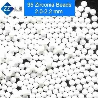 95 Ceramische Zirconiumdioxydeballen, Wit 0,1 - 0.2mm Zirconiumdioxydeparels 