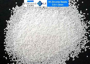 95 Yttria Gestabiliseerde Zirconiumdioxyde Malende Media 0,8 - 1.0mm Grootte voor Kleurstofverspreiding