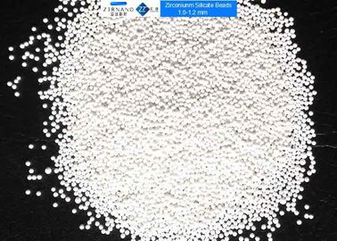 De Media van 65% ZrO2 Ceramische Malende het Silicaatparels van het Ballenzirconium 1,0 - 1,2 Mm voor Pesticide
