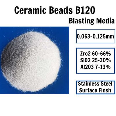 700HV goed Bolvormigheids85% Zirconiumdioxyde 0.125mm Ceramische het Vernietigen van B120 Media