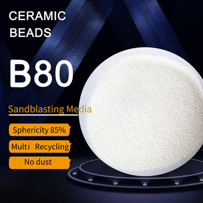 B80 Ceramische Parels die Media vernietigen 0.125-0.212 mm-beschikbaar certificaat van oorsprong