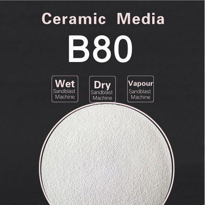 B80 Ceramische Parels die Media vernietigen 0.125-0.212 mm-beschikbaar certificaat van oorsprong