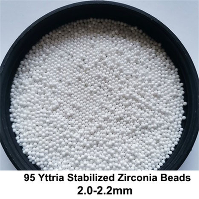 Parelt Yttrium Gestabiliseerd Zirconiumdioxyde 95 Malende Media voor Hoge Viscositeit &amp; Hoge Hardheidsmaterialen