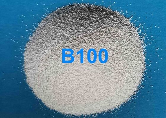 Low Abrasion Ceramic Blasting Media B100 45 - 90μM For 3C Cellphone Rear Cover Surface Finish