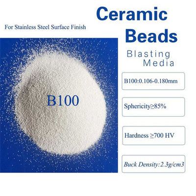 Melting 700HV B100 56 HRC Ceramic Blasting Media