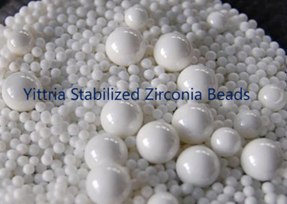 95 Yttrium gestabiliseerd Zirconia korrels 1,6-1,8 mm slijpmiddelen voor schilderen, inkt