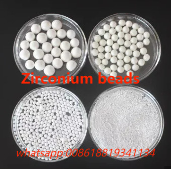 95 Yttrium gestabiliseerd Zirconia korrels 1,6-1,8 mm slijpmiddelen voor schilderen, inkt