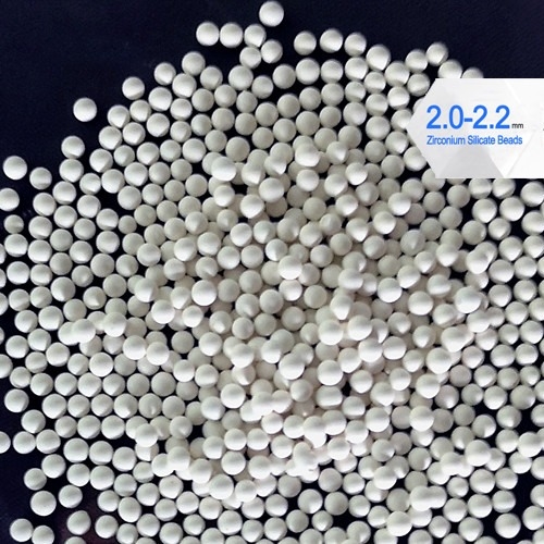 0.6mm 10mm Zirconiumdioxyde de Malende Media parels van het Zirconiumsilicaat voor Deklaag/het Schilderen/Inkt