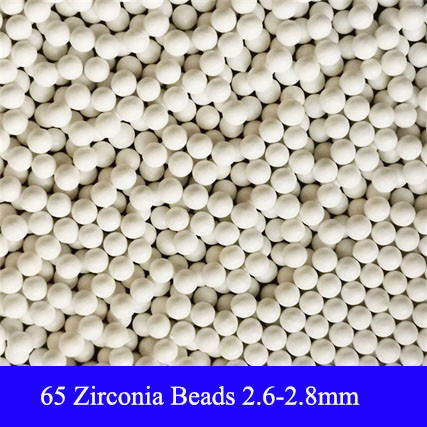 65 Zirkoniumsilicaatkralen 1,6-1,8 mm slijpmiddelen voor verf, inkt